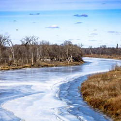Ice Melt on the Red River