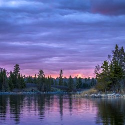 Sunset Over Still Waters