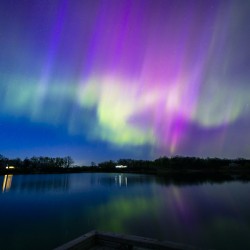 Auroras by the Lake