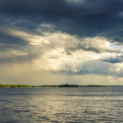 Rain on the Lake