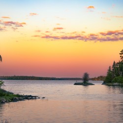 Pastel Sunrise on Shoal Lake
