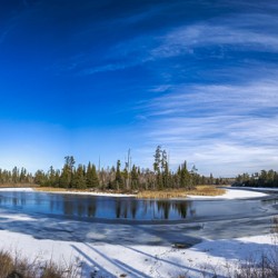 Pine Point Rapids Panorama