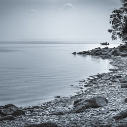 Heclas Coastline - Monochrome