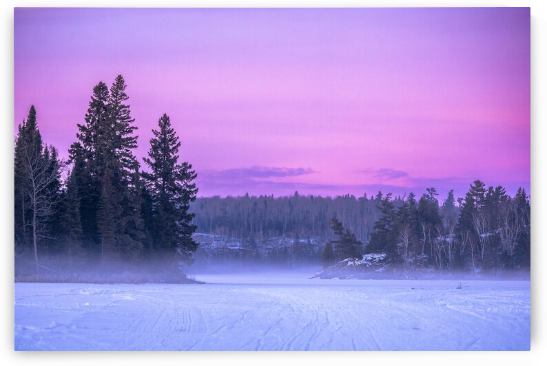 Fog Rising Over Falcon Lake by Marc Gilbert Photography