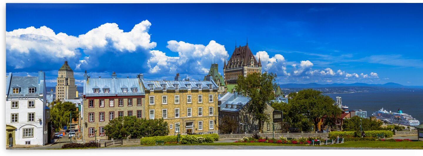 Old Quebec City Panorama by Marc Gilbert Photography