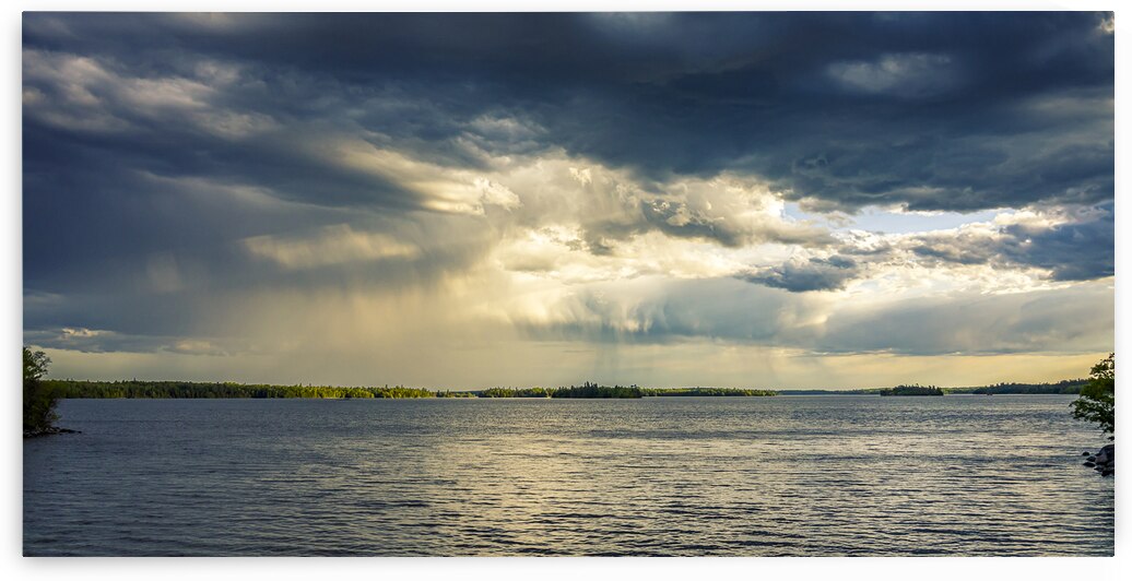 Rain on the Lake by Marc Gilbert Photography