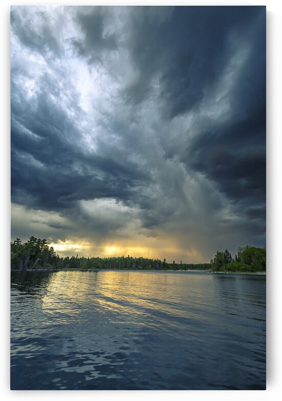 Sunset Under Stormy Sky by Marc Gilbert Photography