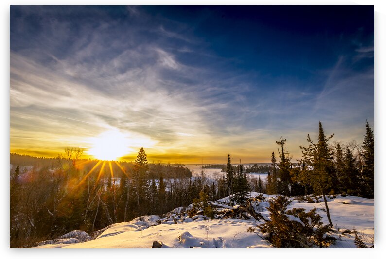 Falcon Lake Sunset by Marc Gilbert Photography