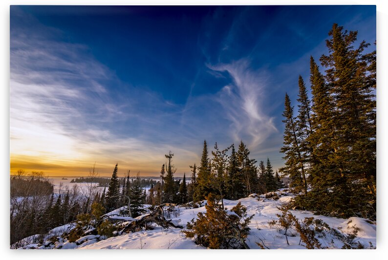 Falcon Lake Sunset by Marc Gilbert Photography