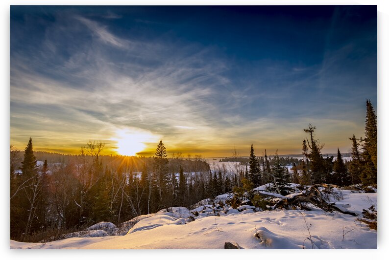 Falcon Lake Sunset by Marc Gilbert Photography