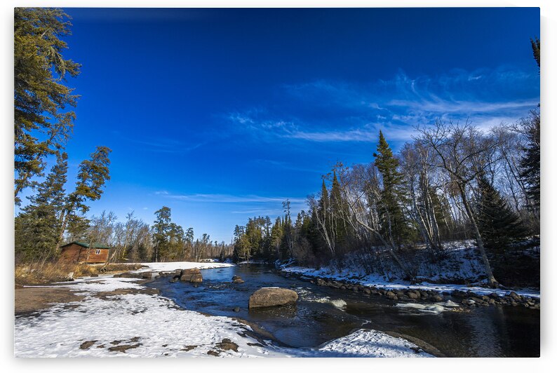 Pine Point Rapids Shelter by Marc Gilbert Photography