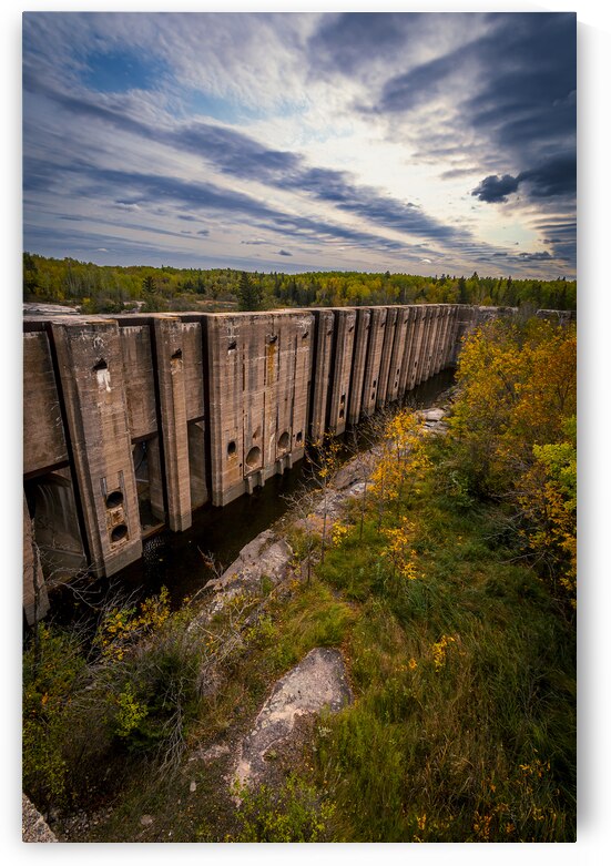 Dam Wall Into the Forest by Marc Gilbert Photography