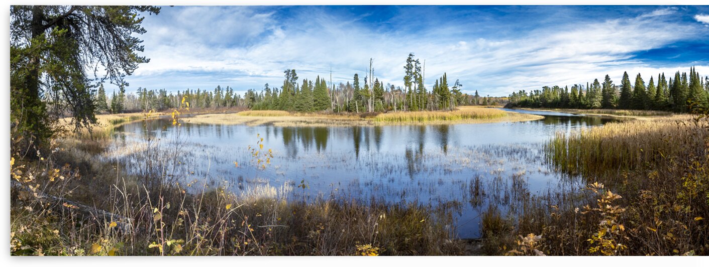 Horseshoe Bend Panorama at Pine Point Rapids by Marc Gilbert Photography
