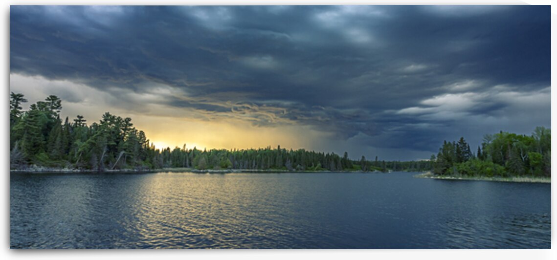 Moody Sunset Panorama by Marc Gilbert Photography