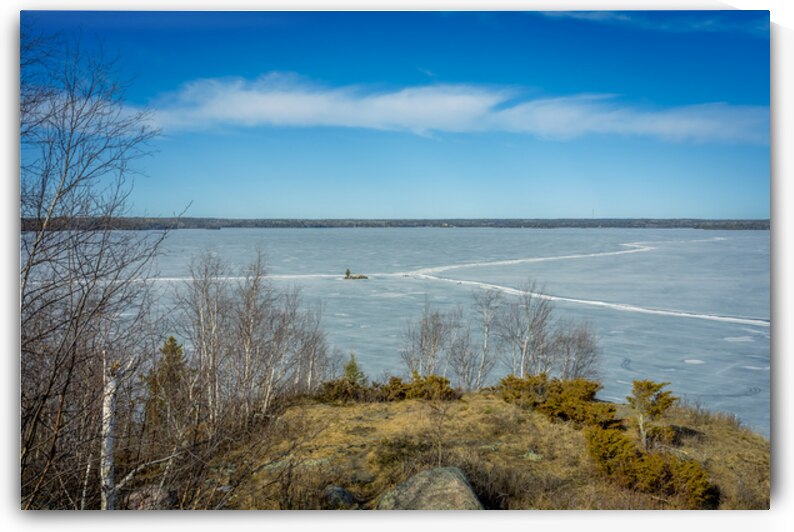 Island on West Hawk Lake by Marc Gilbert Photography