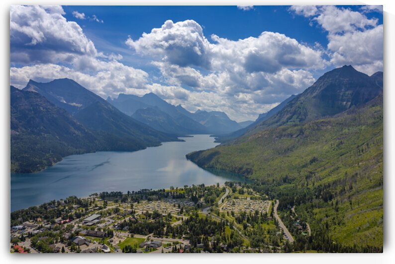 Overlooking Waterton by Marc Gilbert Photography