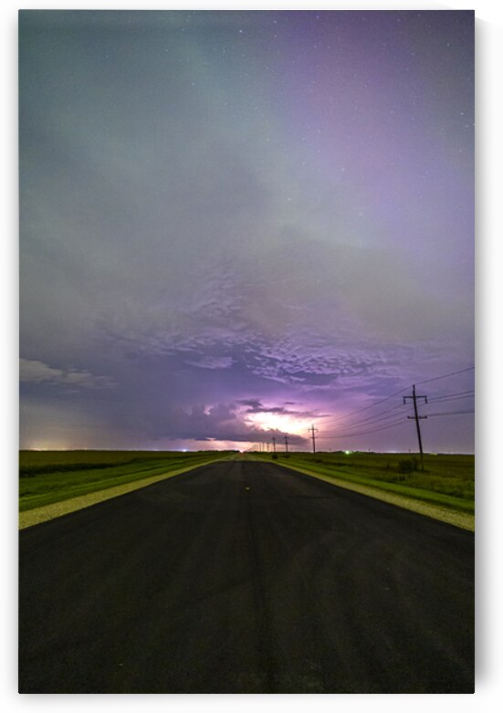 Storm Under Auroras by Marc Gilbert Photography