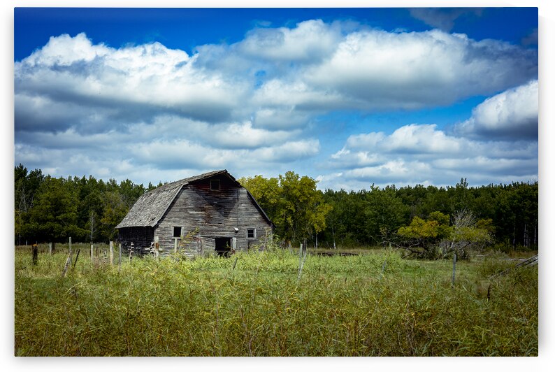 Old Barn on a Cloudy Day by Marc Gilbert Photography