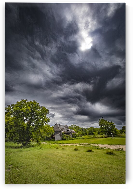 Old Barn on a Stormy Day by Marc Gilbert Photography