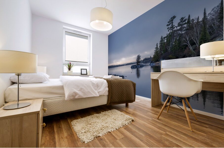 Sunrise by Shoal Lake Mural print