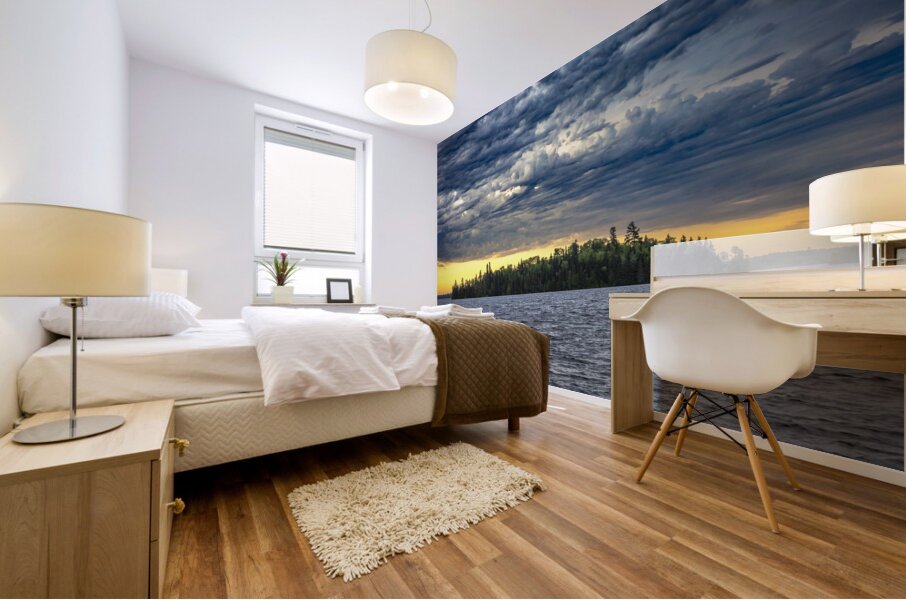 Sunrise Island Mural print