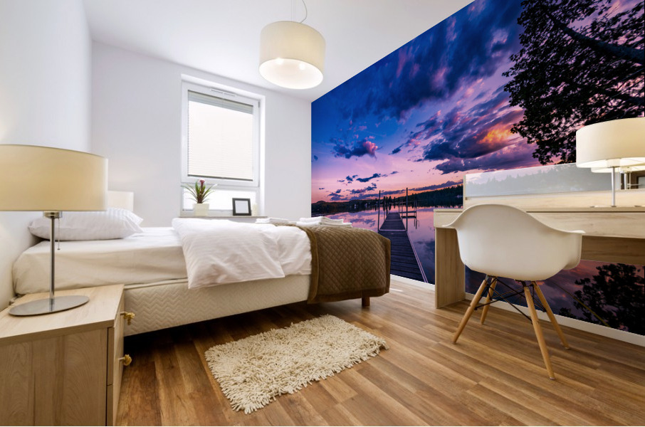 By the Lake Mural print