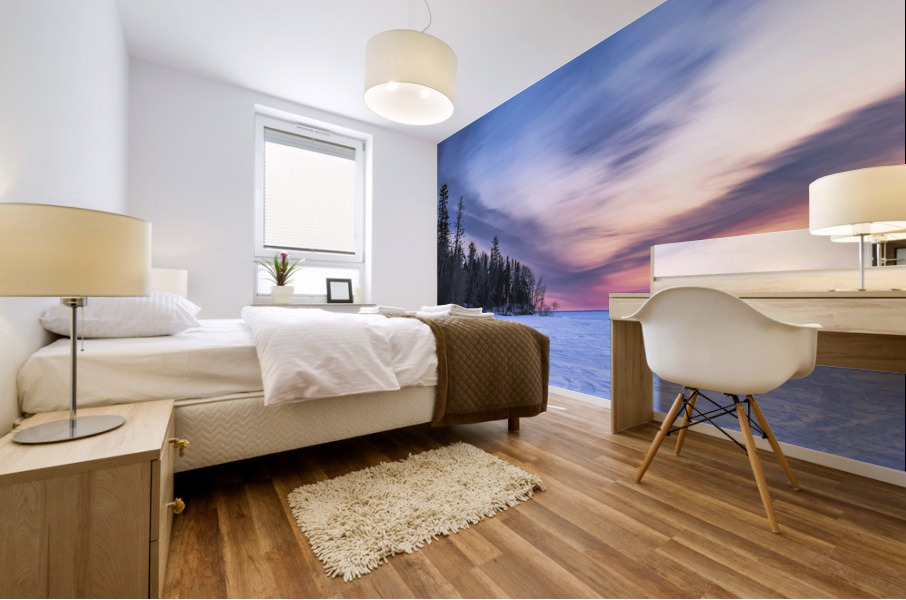 Heclas Sunrise Mural print
