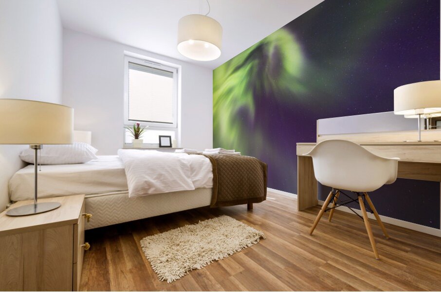 Northern Lights Dance Mural print