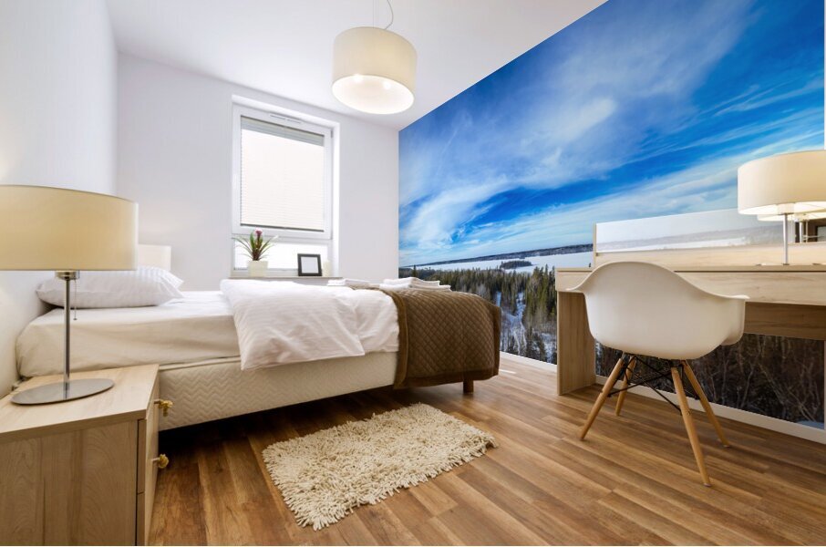 Top of the World Panorama Mural print