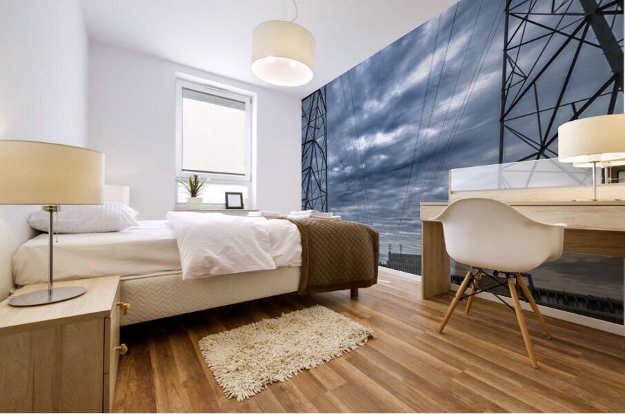 The Two Towers Mural print