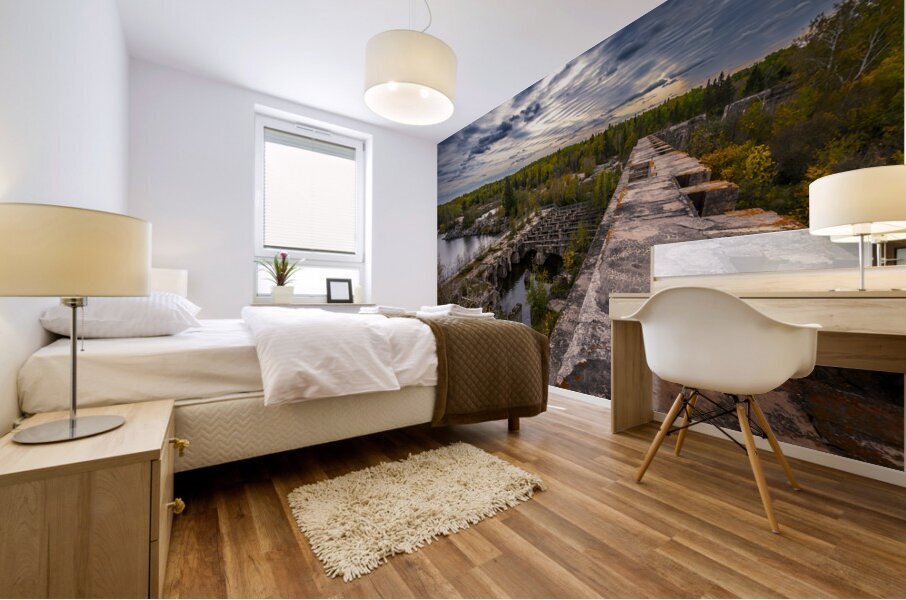 Top of the Ruins Mural print