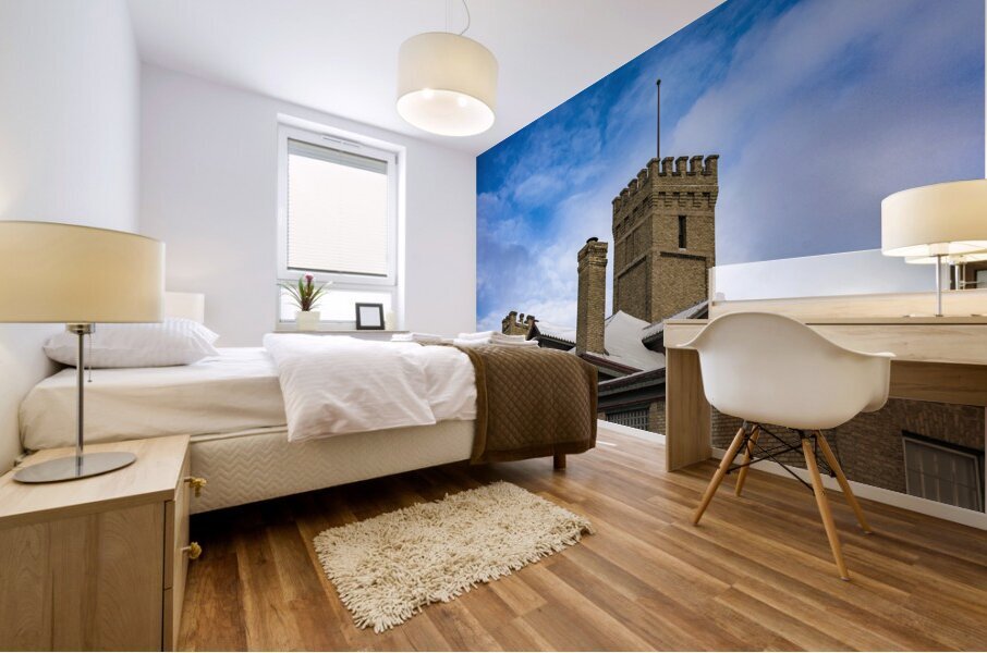 Station de Feu St-Boniface Mural print