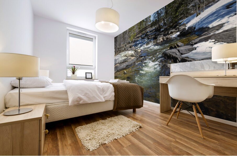 Cascading Waters Mural print