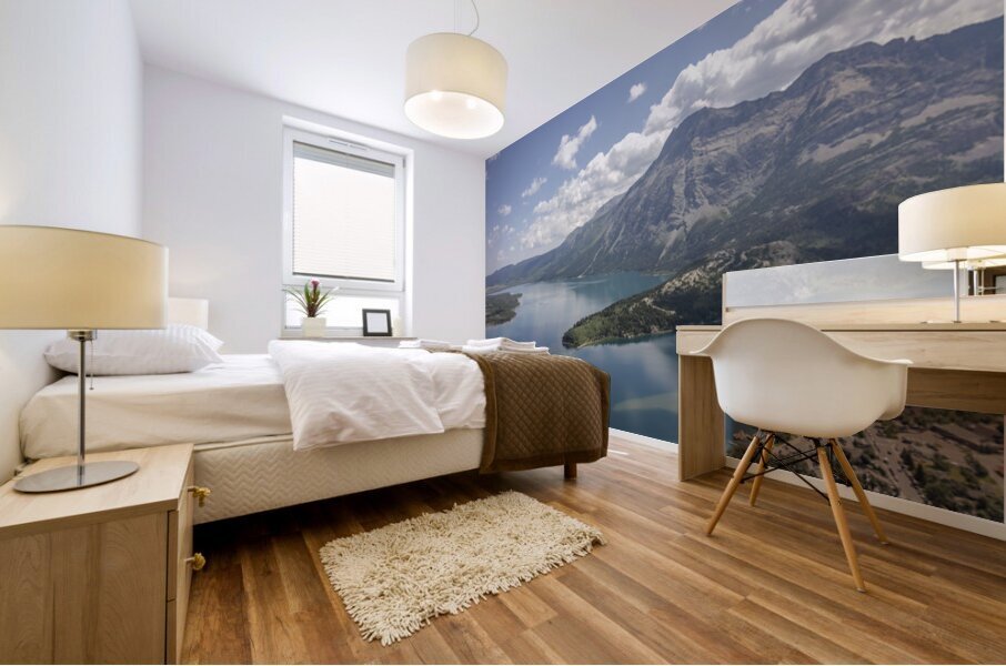 Waterton Lakes View Mural print