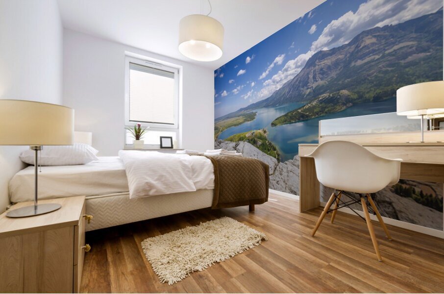 Waterton Lakes View Mural print