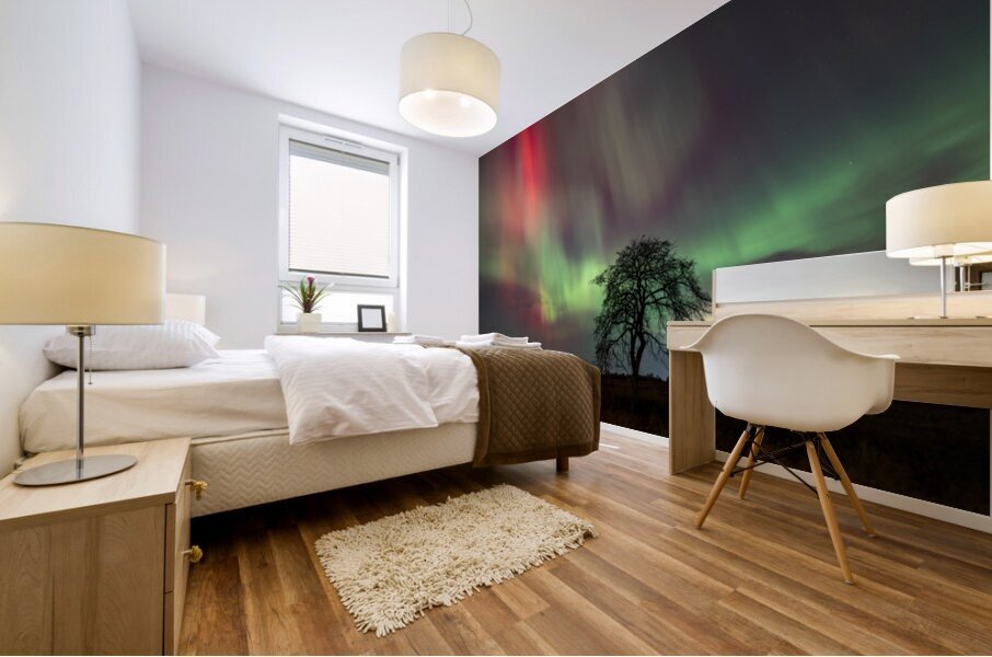 Northern Lights Dance Mural print