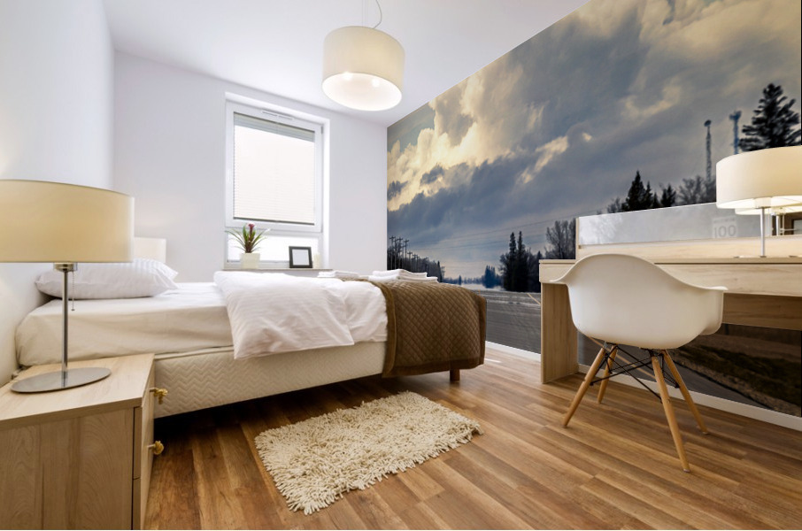 Highway to Cloud Mountain Mural print