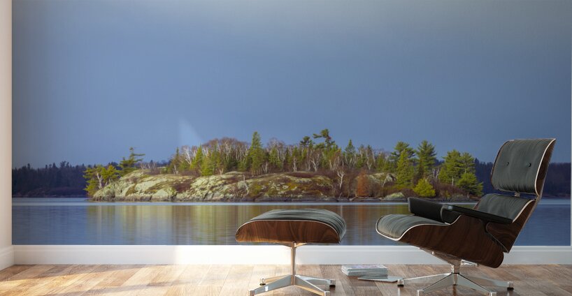 Island on Still Waters Wall Murals