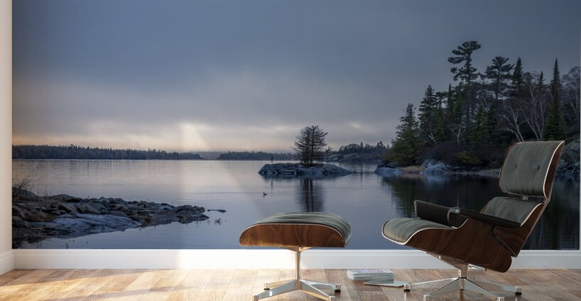 Sunrise by Shoal Lake Wall Murals