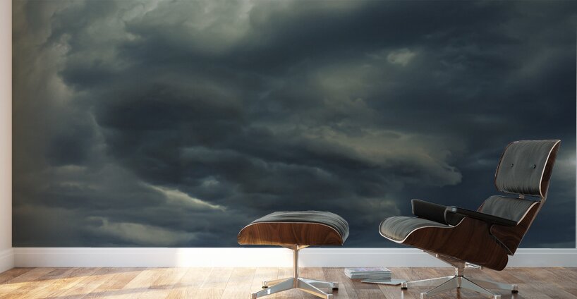 Stormclouds in the Bay Wall Murals