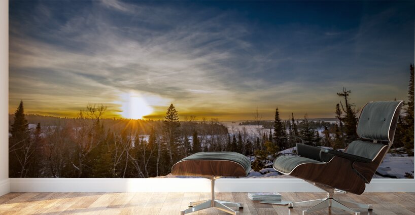 Falcon Lake Sunset Wall Murals