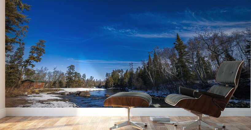 Pine Point Rapids Shelter Wall Murals