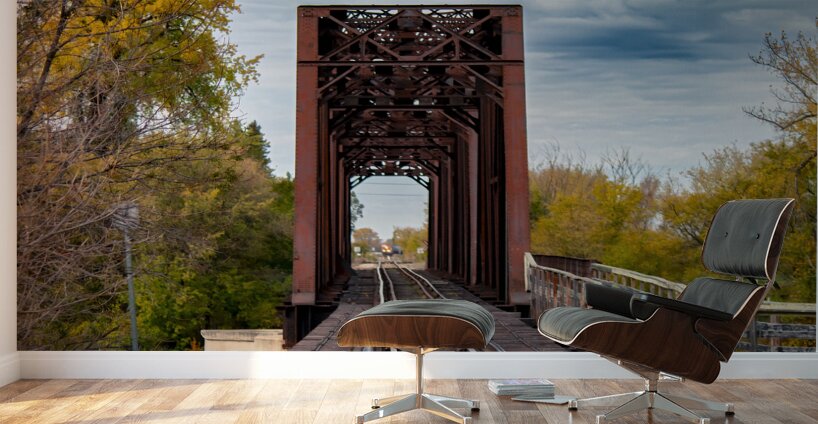 Emerson Train Bridge Wall Murals