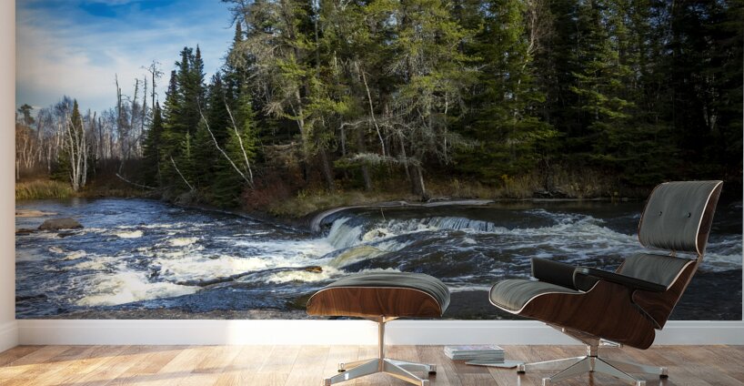 Falls at Pine Point Rapids Wall Murals