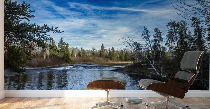 Falls at Pine Point Rapids Wall Murals