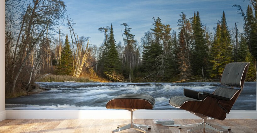 Falls at Pine Point Rapids Wall Murals