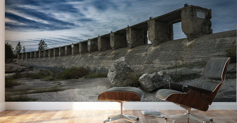 Dam Ruins Wall Murals