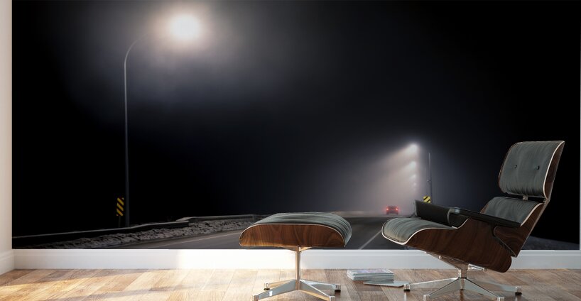 Bridge in the Fog Wall Murals