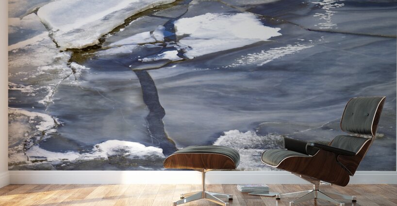 Cracked Ice Wall Murals