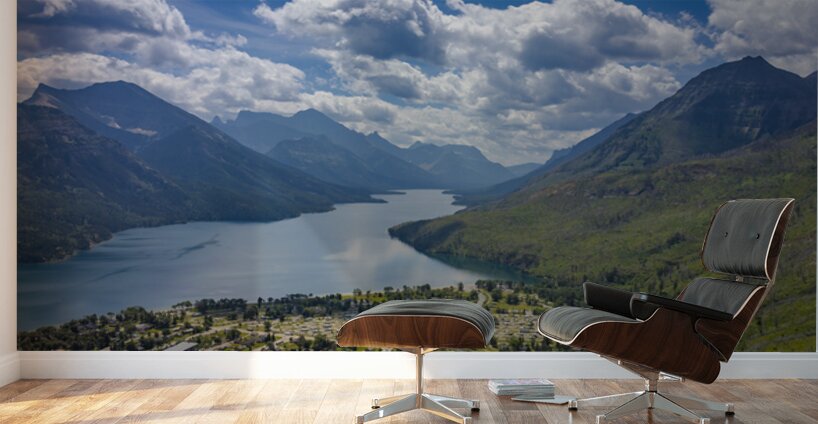 Overlooking Waterton Wall Murals